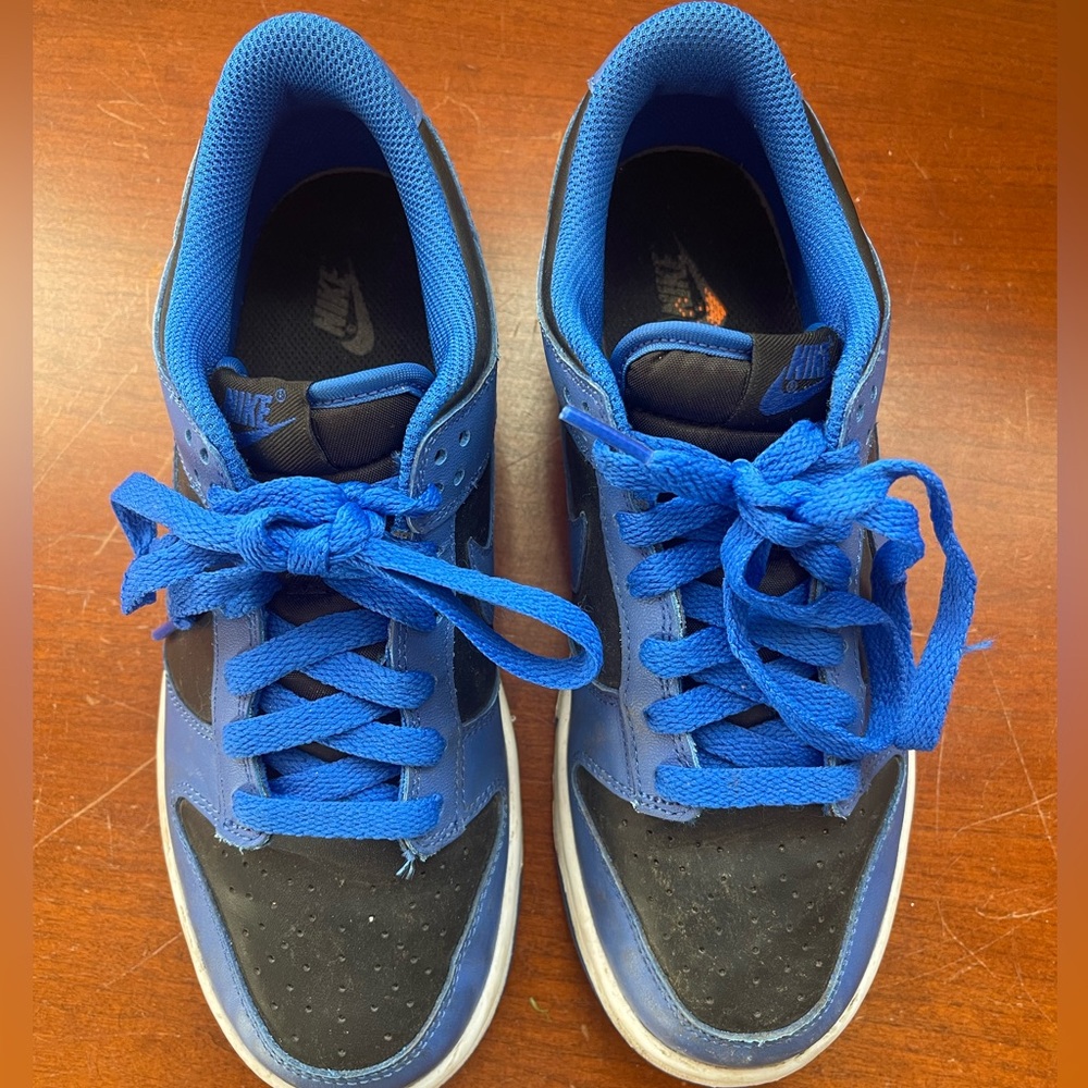Nike Dunks - blue & black, size US 6Y